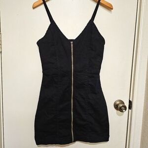 Boohoo mini denim bodycon dress